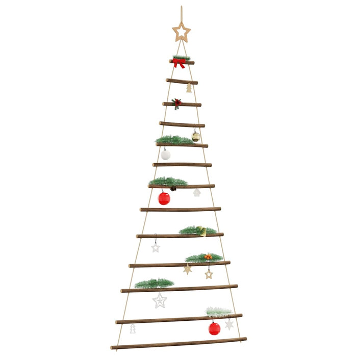 Albero di Natale sospeso con stella superiore 86x180 cm Ramo naturale 4101012