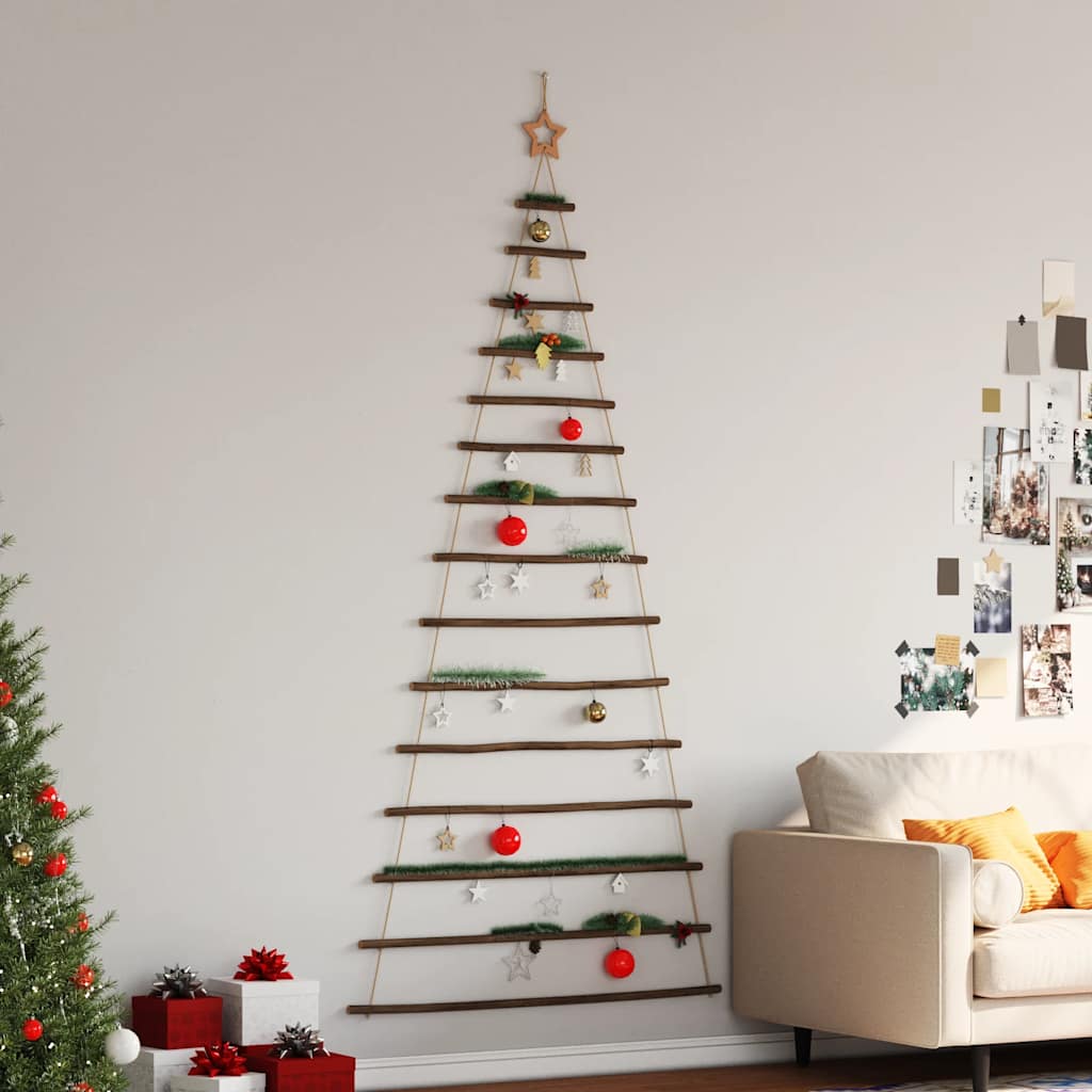 Albero di Natale sospeso con stella superiore 100x210 cm Ramo naturale 4101013