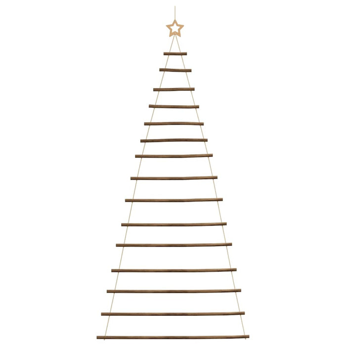 Albero di Natale sospeso con stella superiore 100x210 cm Ramo naturale 4101013