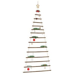 Albero di Natale sospeso con stella superiore 100x210 cm Ramo naturale 4101013