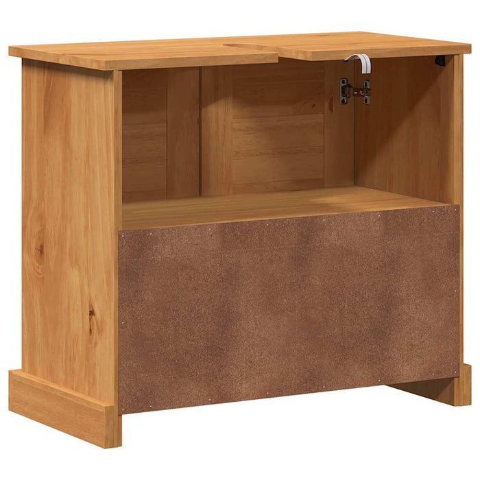 Mobile Lavabo con porta VIGO marrone ambrato 67.5 x 34 x 59 cm 4019101