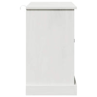 Mobile Lavabo con porta-Armadietto da bagno VIGO bianco anticato 67.5 x 34 x 59 cm