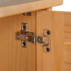 Armadio da bagno  'VIGO'37x34x80 cm in legno di pino massello 4019103