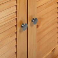 vidaXL Mobile da Bagno VIGO marrone ambrato 67.5 x 34 x 80 cm