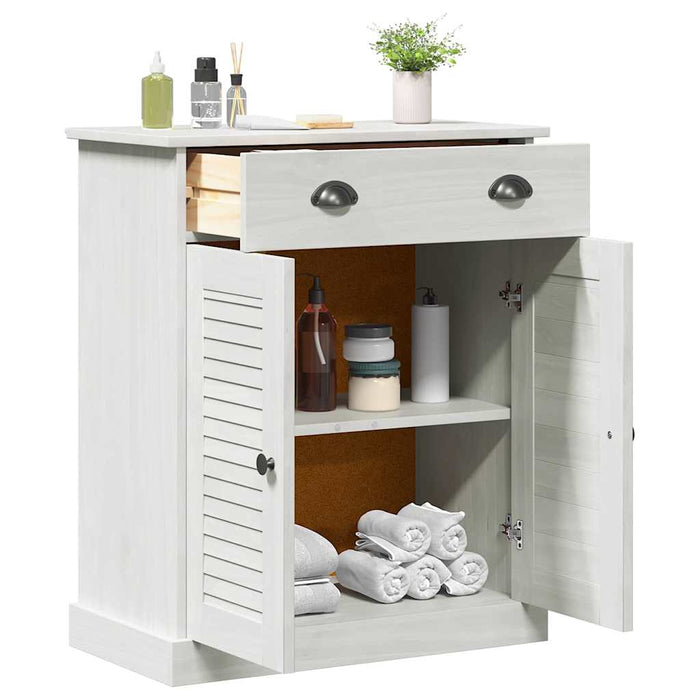 vidaXL Mobile da Bagno con archiviazione VIGO Bianco 67.5 x 34 x 80 cm