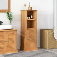 vidaXL Mobile da Bagno VIGO marrone ambrato 37 x 34 x 110 cm