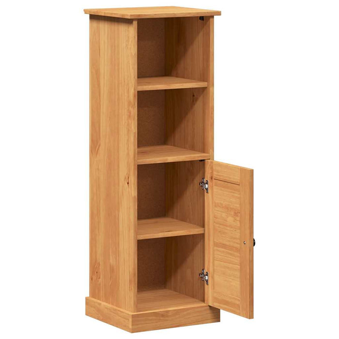 vidaXL Mobile da Bagno VIGO marrone ambrato 37 x 34 x 110 cm