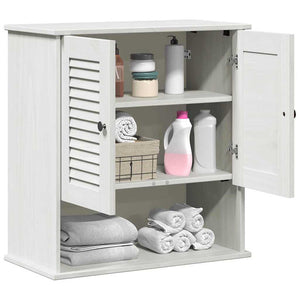 vidaXL Mobiletto da Bagno a Muro VIGO Bianco 67,5 x 34 x 71,5 cm