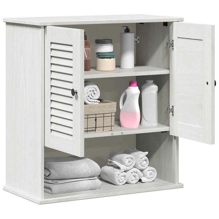 vidaXL Mobiletto da Bagno a Muro VIGO Bianco 67,5 x 34 x 71,5 cm