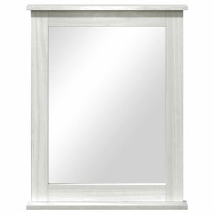 Specchio VIGO Bianco 55.5 x 5 x 70 cm Legno di pino massello 4019126