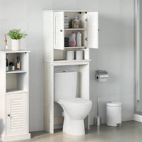 vidaXL Mobile Bagno con lo scaffale VIGO Bianco 60 x 27 x 161 cm