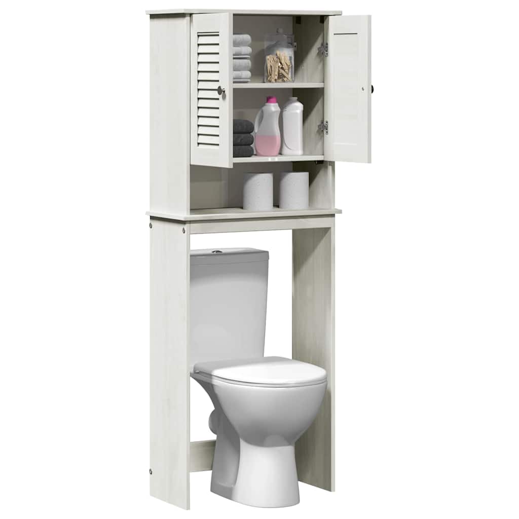 vidaXL Mobile Bagno con lo scaffale VIGO Bianco 60 x 27 x 161 cm