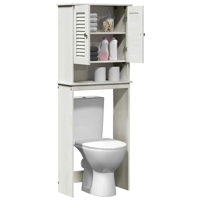 vidaXL Mobile Bagno con lo scaffale VIGO Bianco 60 x 27 x 161 cm