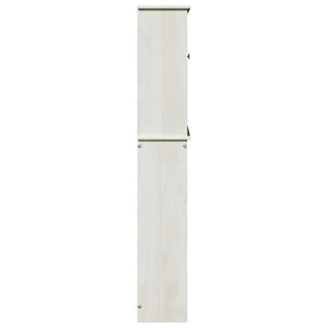 vidaXL Mobile Bagno con lo scaffale VIGO Bianco 60 x 27 x 161 cm