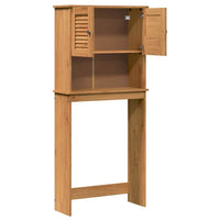 vidaXL Armadio per Lavatrice VIGO marrone ambrato 72.5 x 27 x 161 cm