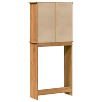 vidaXL Armadio per Lavatrice VIGO marrone ambrato 72.5 x 27 x 161 cm