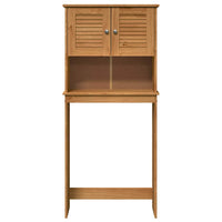 vidaXL Armadio per Lavatrice VIGO marrone ambrato 72.5 x 27 x 161 cm