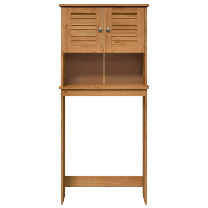 vidaXL Armadio per Lavatrice VIGO marrone ambrato 72.5 x 27 x 161 cm