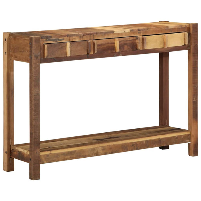 Tavolo Consolle 107x33x76 cm Legno Massello di Recupero 4019623