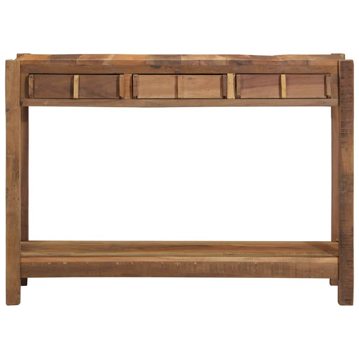 Tavolo Consolle 107x33x76 cm Legno Massello di Recupero 4019623