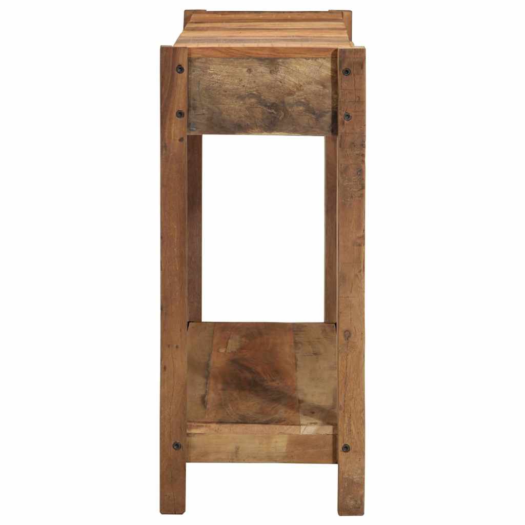 Tavolo Consolle 107x33x76 cm Legno Massello di Recupero 4019623