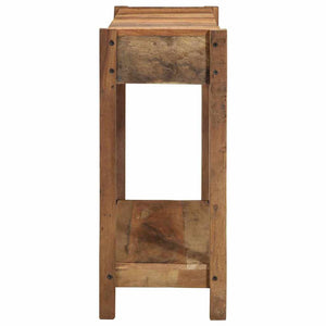 Tavolo Consolle 107x33x76 cm Legno Massello di Recupero 4019623