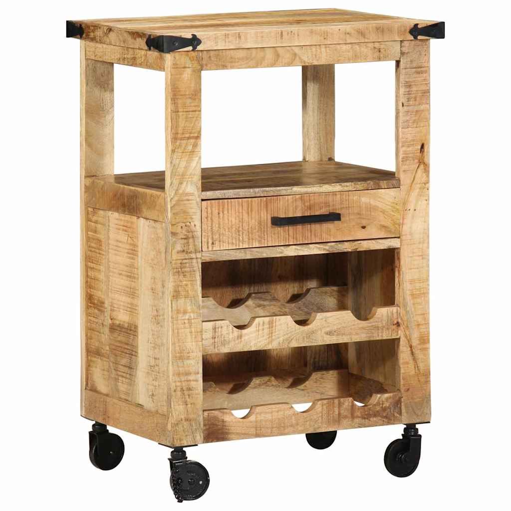 Carrello da Cucina-Scaffale per Cucina Marrone 55 x 40 x 80 cm