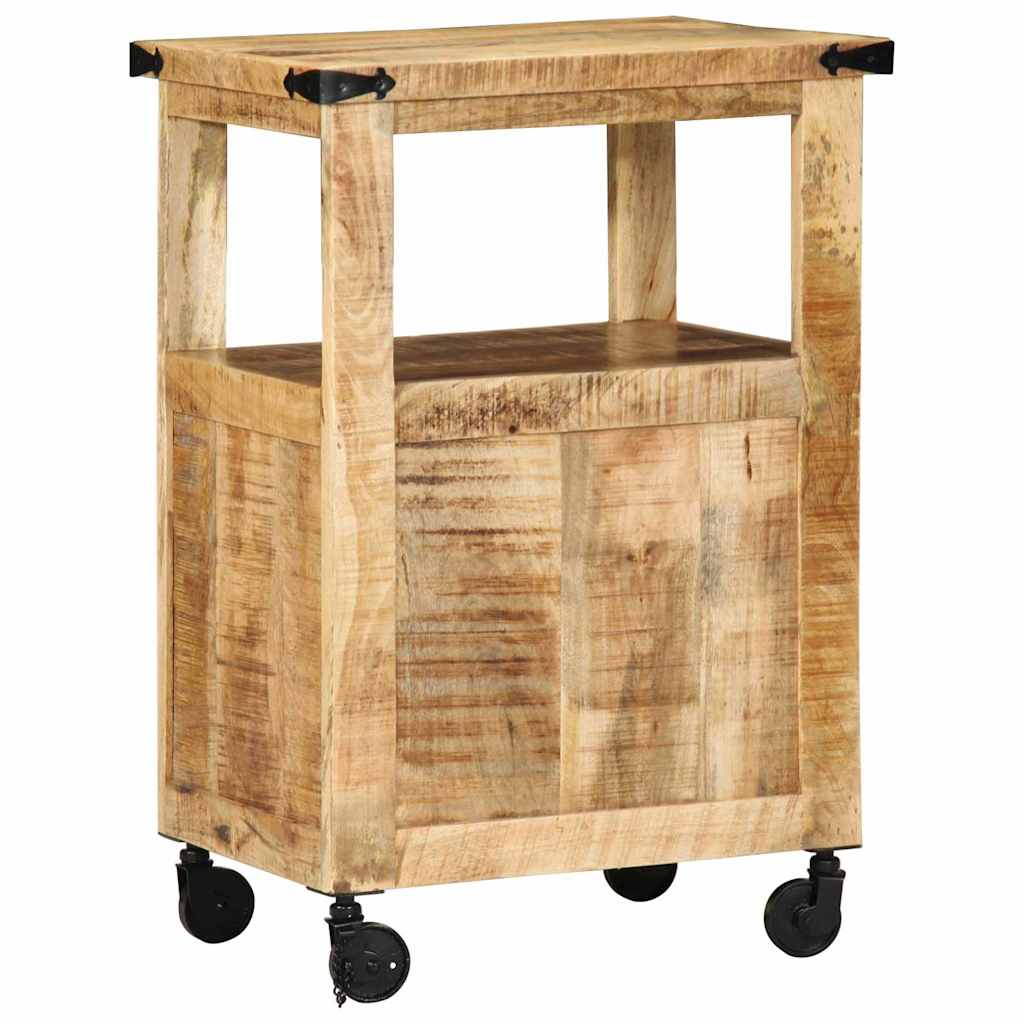 Carrello da Cucina-Scaffale per Cucina Marrone 55 x 40 x 80 cm