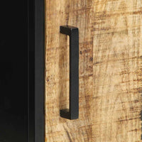 vidaXL Armadio da Notte 2 pcs Marrone e nero 30 x 30 x 40 cm