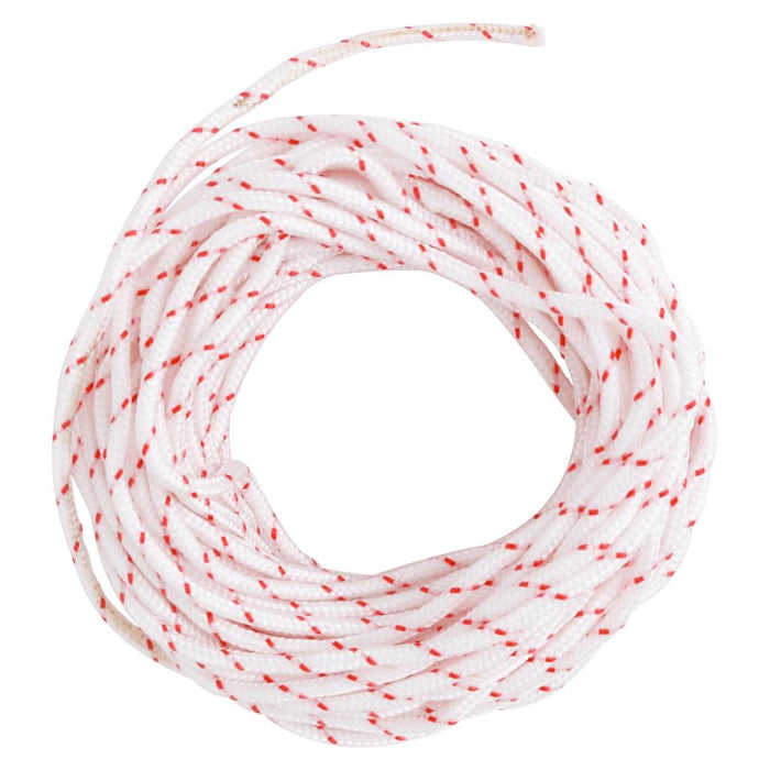 Fune di Avviamento a Strappo Bianco e Rosso Ø3 mm 10 m in Nylon 4100611