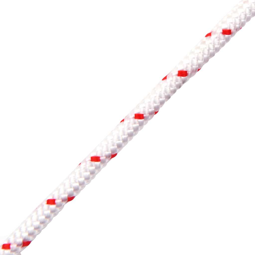 Fune di Avviamento a Strappo Bianco e Rosso Ø4 mm 10 m in Nylon 4100612