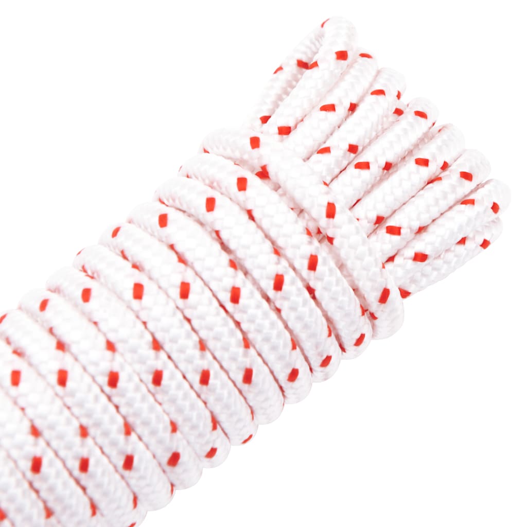 Fune di Avviamento a Strappo Bianco e Rosso Ø5 mm 10 m in Nylon 4100613
