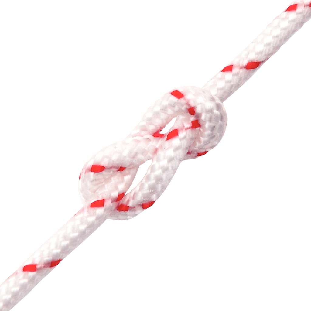 Fune di Avviamento a Strappo Bianco e Rosso Ø5 mm 10 m in Nylon 4100613