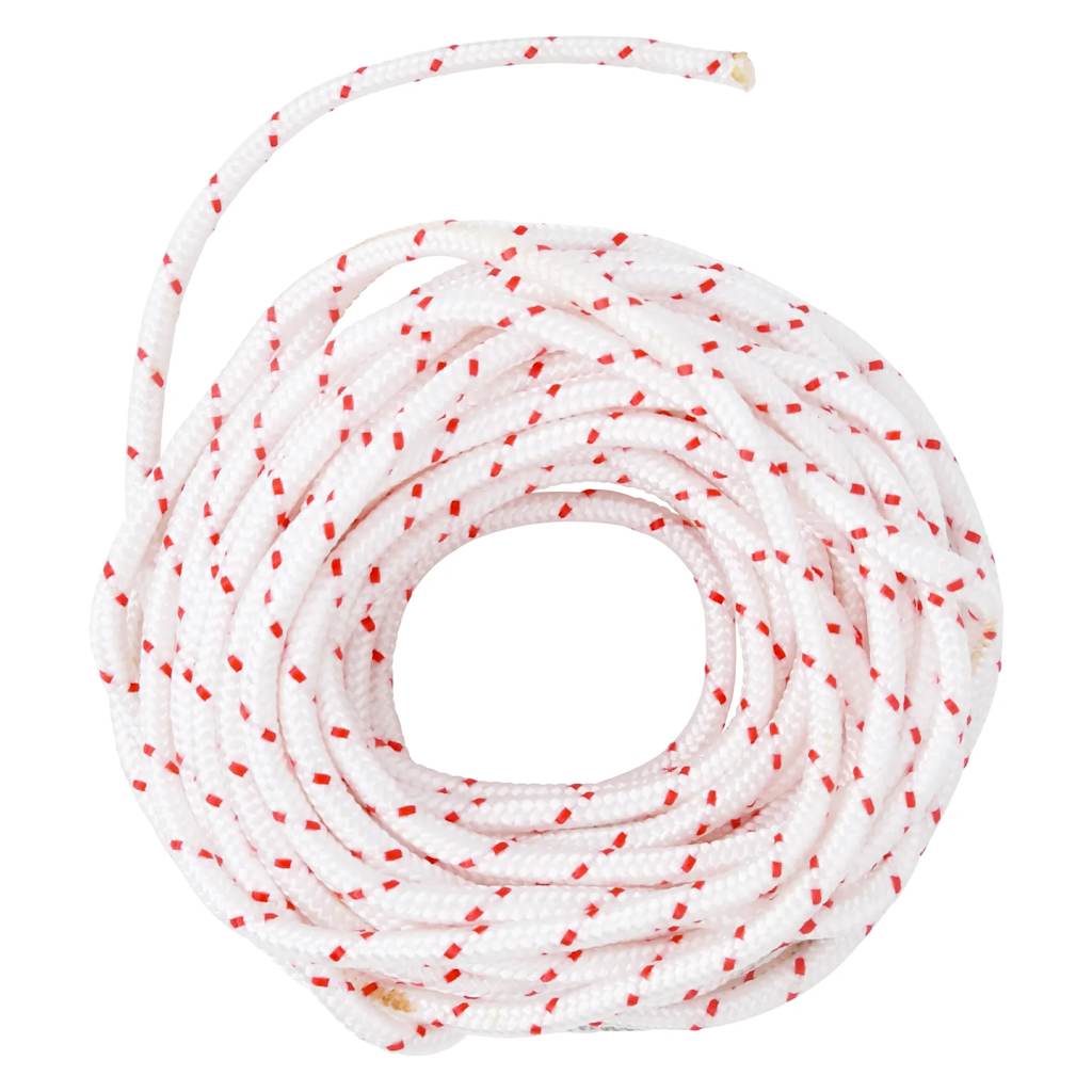 Fune di Avviamento a Strappo Bianco e Rosso Ø6 mm 10 m in Nylon 4100614