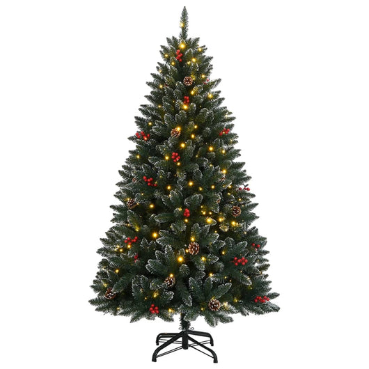 vidaXL Albero di Natale Artificiale con 150 LED 120 cm