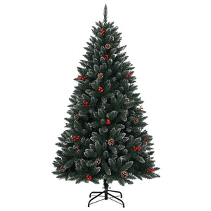 vidaXL Albero di Natale Artificiale con 150 LED 120 cm