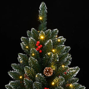 Albero di Natale Artificiale Incernierato con 300 LED 180 cm 3315755