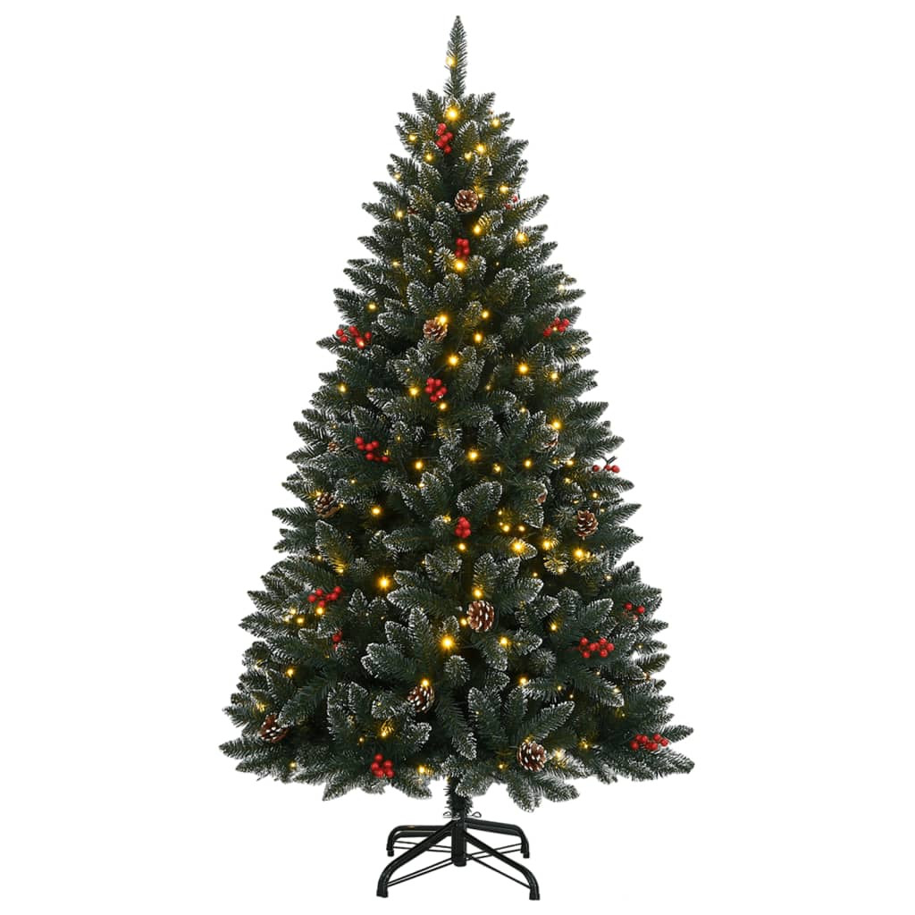 Albero di Natale Artificiale con 300 LED 210 cm 3315756