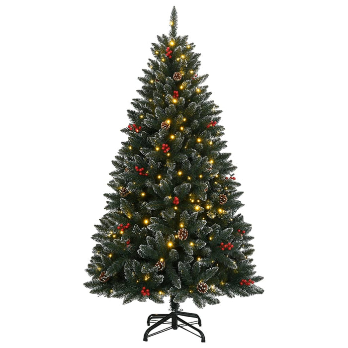 vidaXL Albero di Natale Artificiale con 300 LED 210 cm