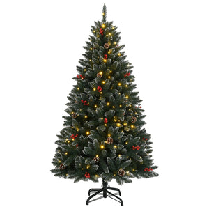 vidaXL Albero di Natale Artificiale con 300 LED 210 cm