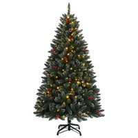 vidaXL Albero di Natale Artificiale 300 LED 240 cm