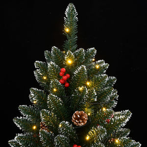 vidaXL Albero di Natale Artificiale 300 LED 240 cm