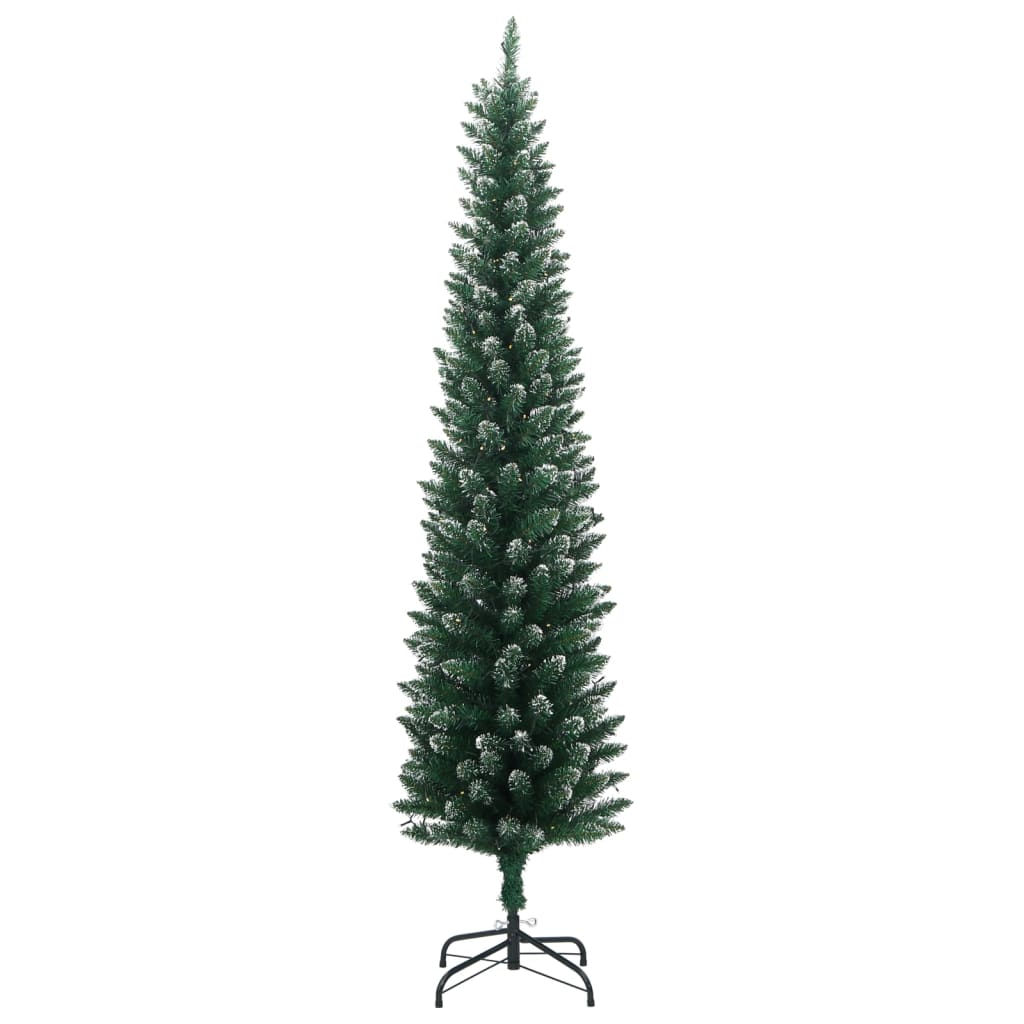 Albero di Natale Artificiale Sottile con 150 LED 120 cm 3315758