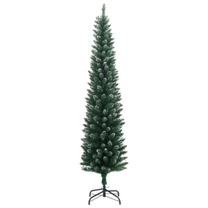 Albero di Natale Artificiale Sottile con 150 LED 120 cm 3315758