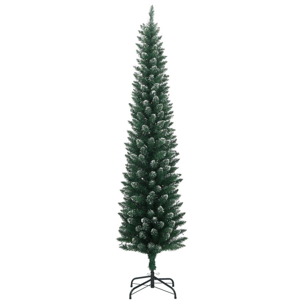Albero di Natale Artificiale Sottile con 150 LED 150 cm 3315759