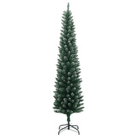 vidaXL Albero di Natale Artificiale Sottile con 300 LED 210 cm