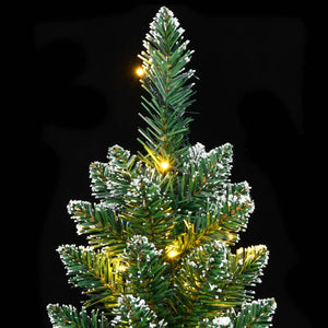 vidaXL Albero di Natale Artificiale Sottile con 300 LED 210 cm