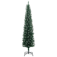 vidaXL Albero di Natale Artificiale Sottile 300 LED 240 cm