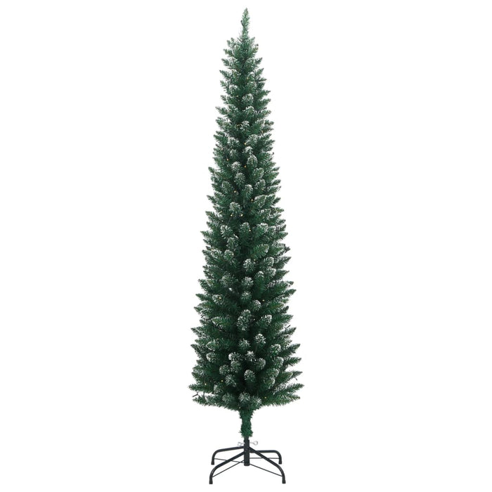 vidaXL Albero di Natale Artificiale Sottile 300 LED 240 cm