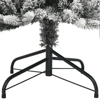 Albero di Natale Artificiale con 150 LED e Neve Fioccata 120 cm 3315763